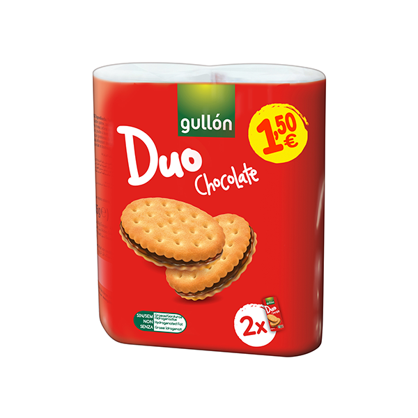 Sandwich Duo Pack 2x145 1,50€ Gullon