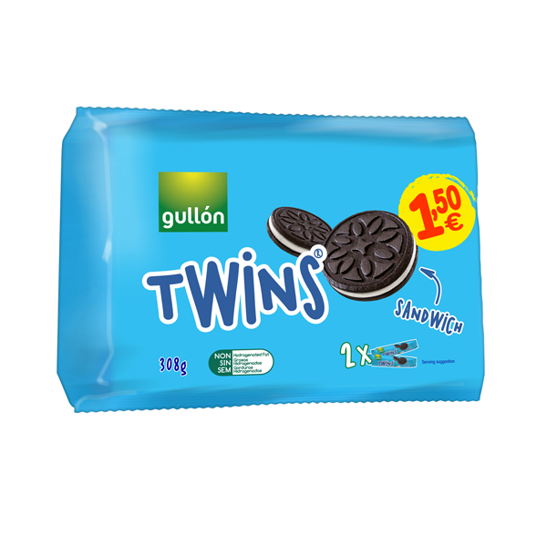 Galletas Twins (2x154 g) Gullon