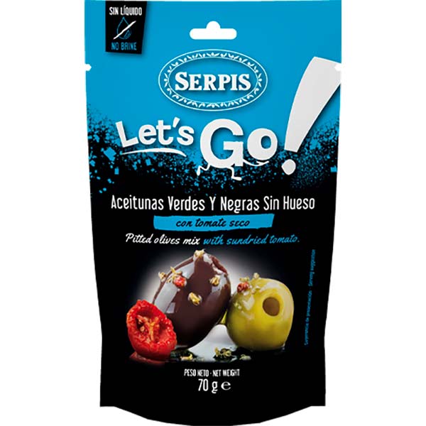 Aceitunas Let'S Go Kalamata 70 g (8 ud)