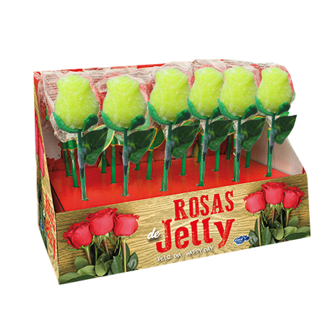Rosas Jelly Amarillas  40 Grs