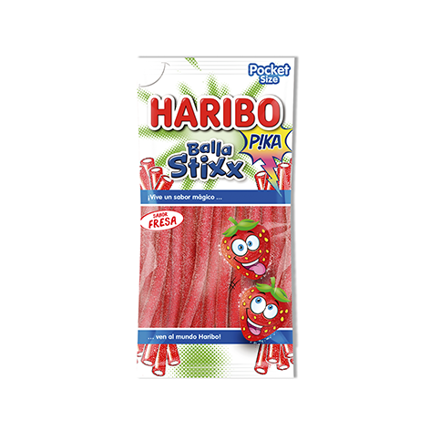 Balla Stixx Fresa Pica - 75 G Haribo