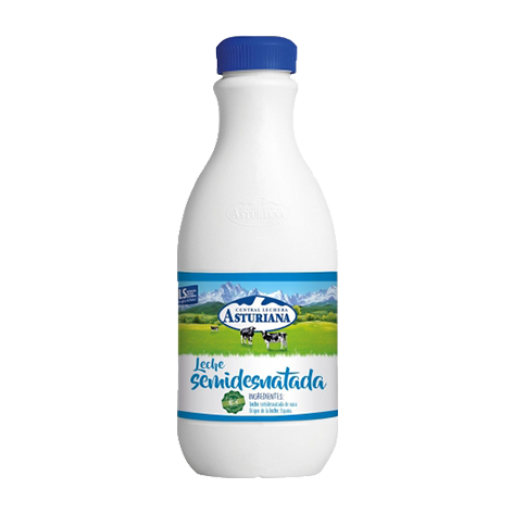 Leche Semidesnatada Central Lechera Asturiana 1,5l x 6u