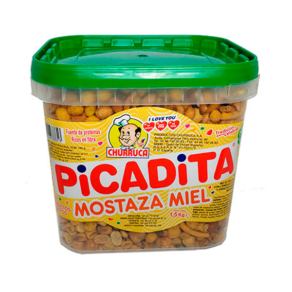 Frutos secos picadita miel y mostaza 1,5 kg Churruca