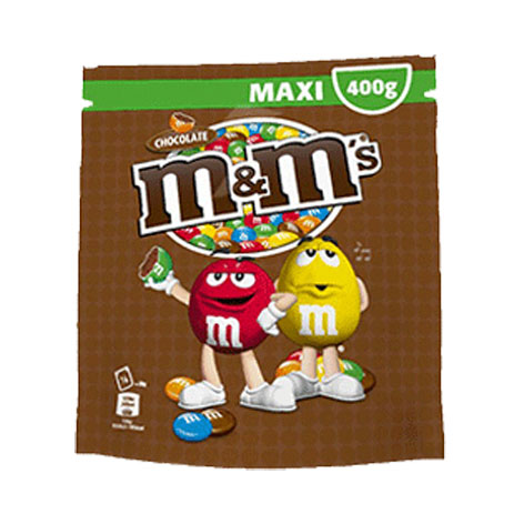 M&M Chocolate Pouch 400g