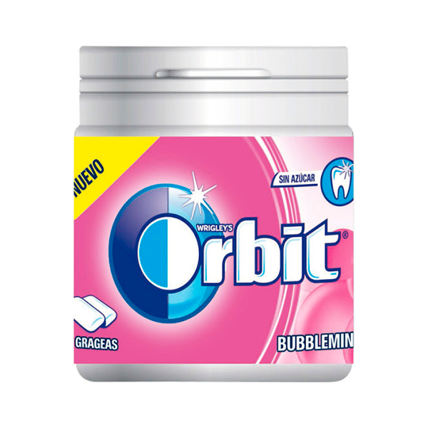 Chicle Bubblemint Gragea Orbit Box