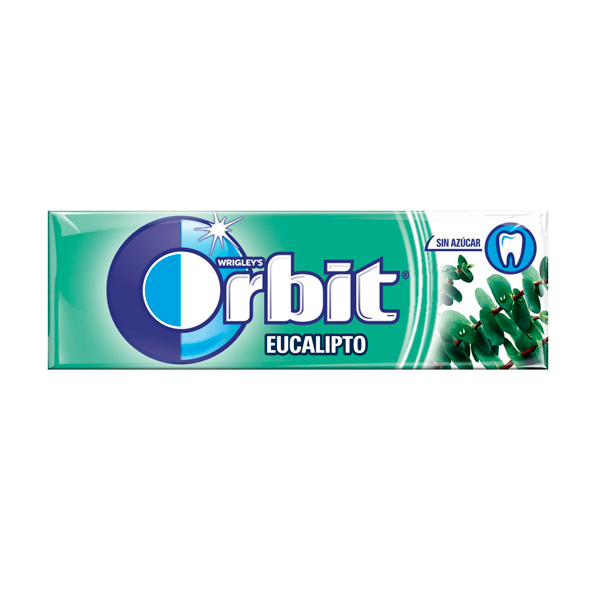 Chicle Eucalipto Gragea Orbit