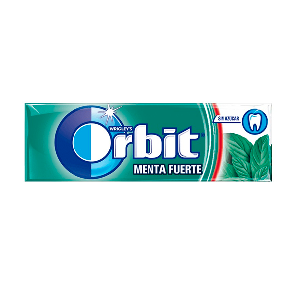 Chicle Menta Fuerte Gragea Orbit
