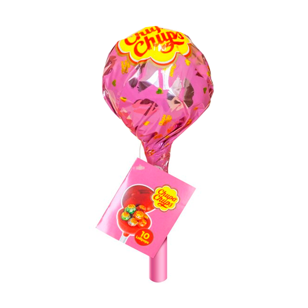 Mega Chupa Chups Con 10 Ud