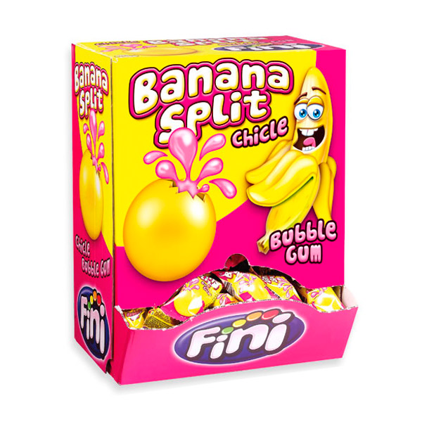 Chicle banana split 200 ud Fini