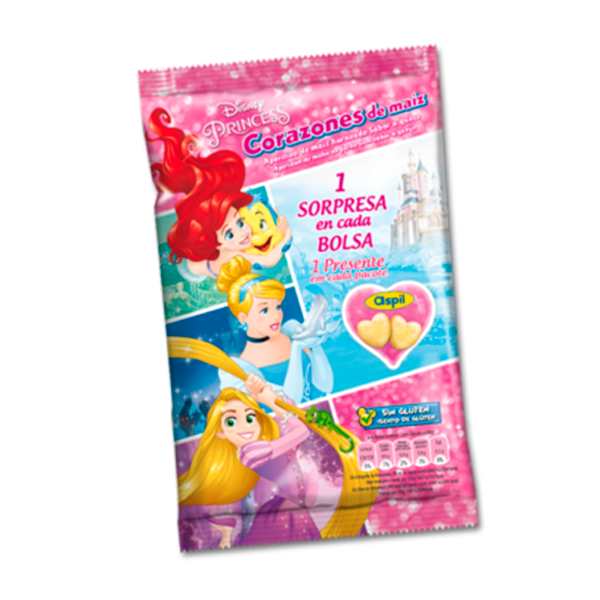 Snack Corazones Princesas Aspil