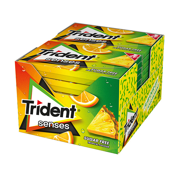 Trident Senses Tropical 12 ud