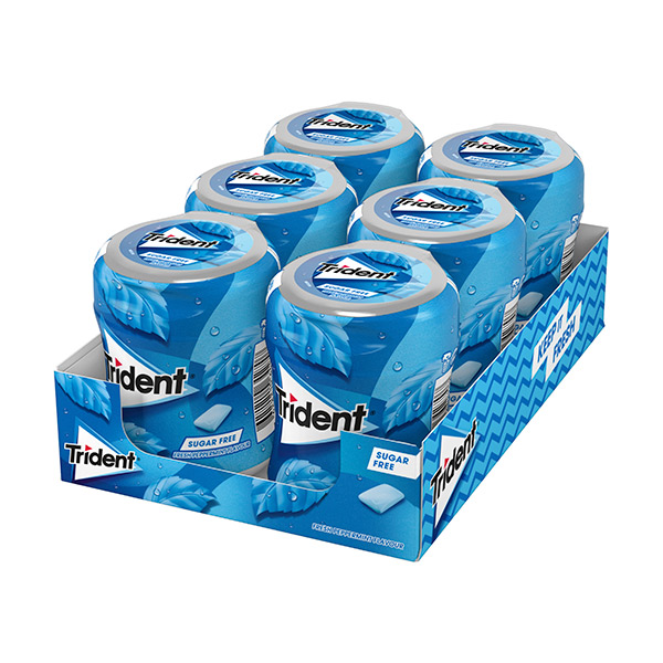 Trident Menta Bote 6 ud