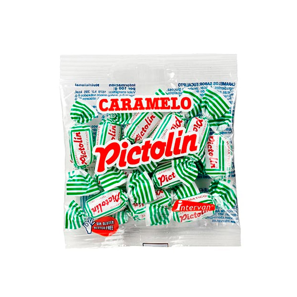 Caramelos Pictolin clasico s/a 65 g (12 ud) Intervan