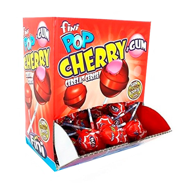 Finipop Gum Cherry 100 ud