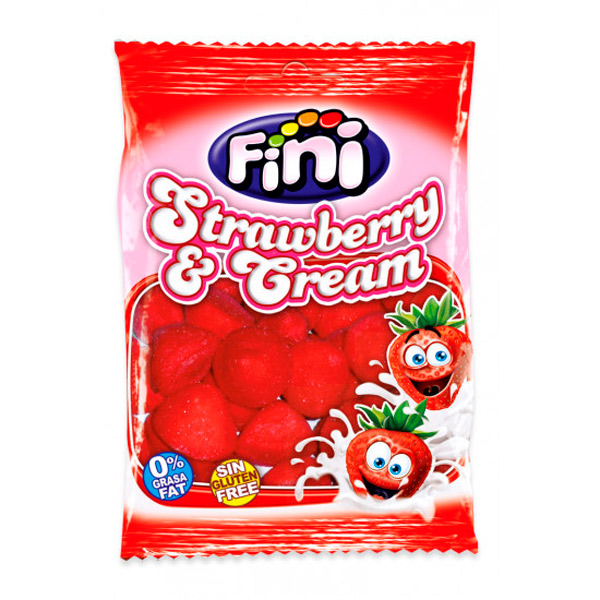 Fresas nata 75 g (12 ud) Fini