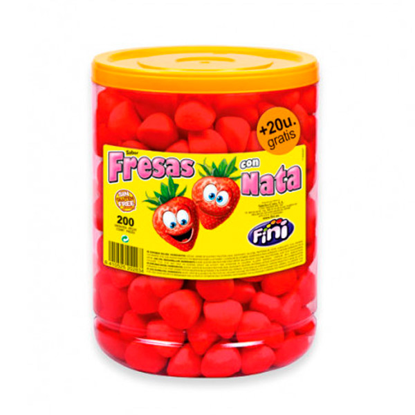 Fini fresas con nata 220 ud