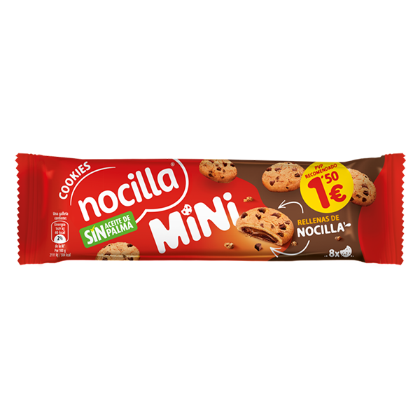 Nocilla mini cookie original 64 g (12 ud) Idilia