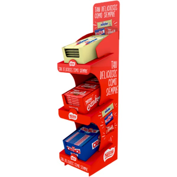 Expositor Chocolatinas 2 ud x 1€ (57 ud) Nestlé