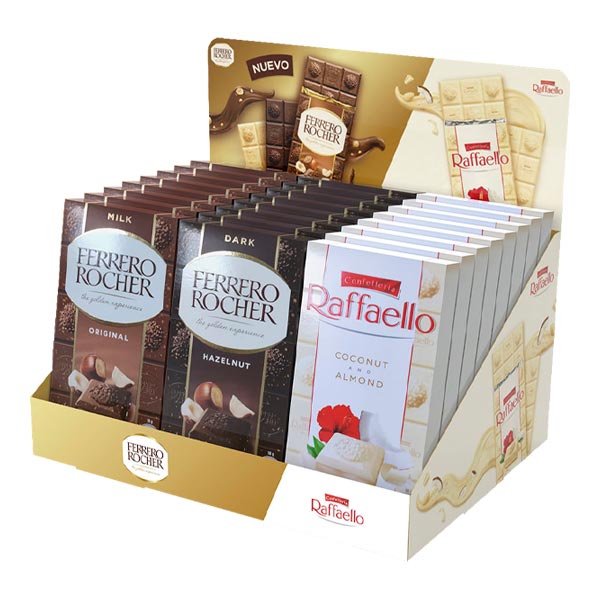 Expositor Tabletas Ferrero Pleasure 24 ud