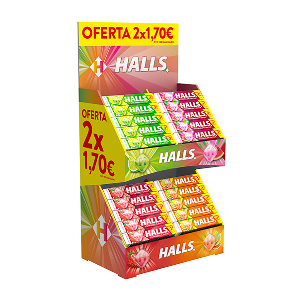 Lote Halls frutales 2 x 1,70€