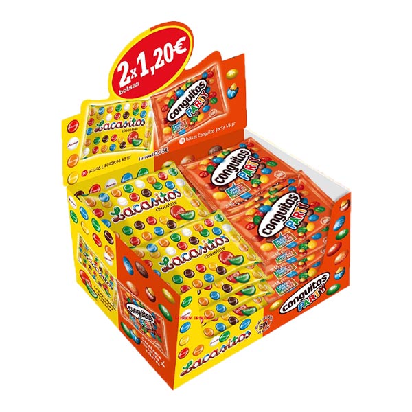 Lote lacasit-conguito party 48 ud 2x1,20 € l00311