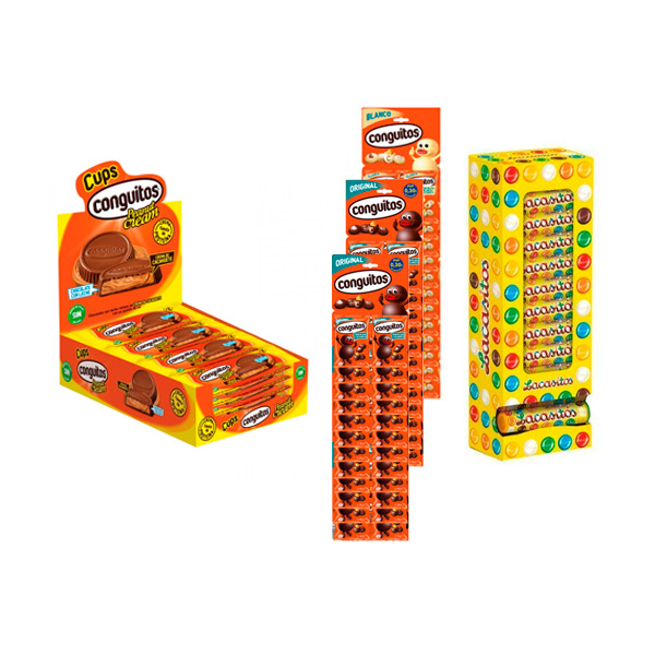 Lote Lacasa: Conguitos + Lacasitos + Conguitos Cups