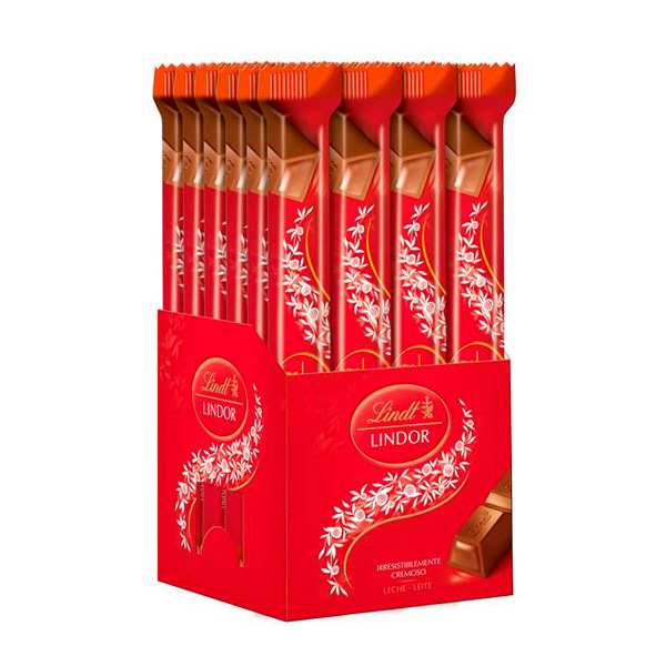Lindor stick leche 39 g (24 ud) Lindt