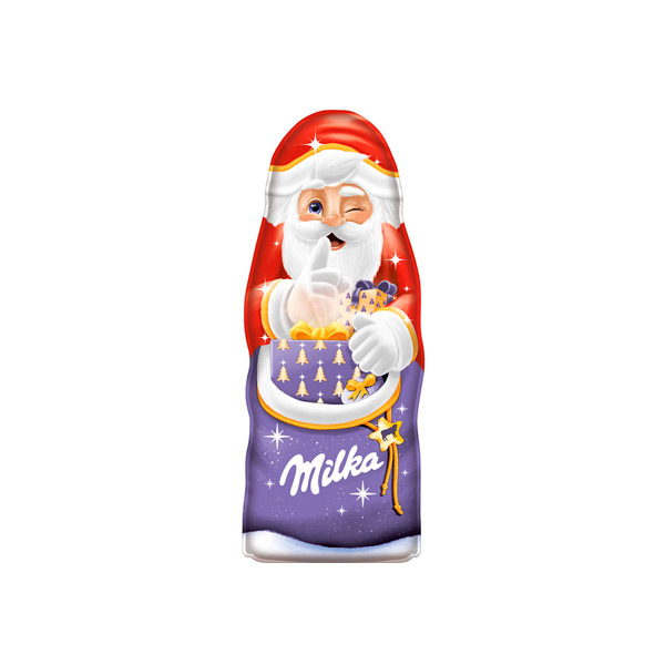 Chocolatina Santa 45 g (24 ud) Milka