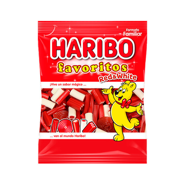 Favoritos red white 250 g (12 ud) Haribo