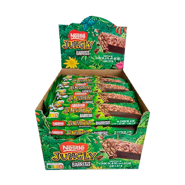 SNACK JUNGLY BARRITA 30x34 GR NESTLE
