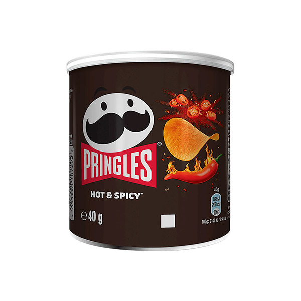PRINGLES PEQUEÑA HOT&SPICY 12x40 GR