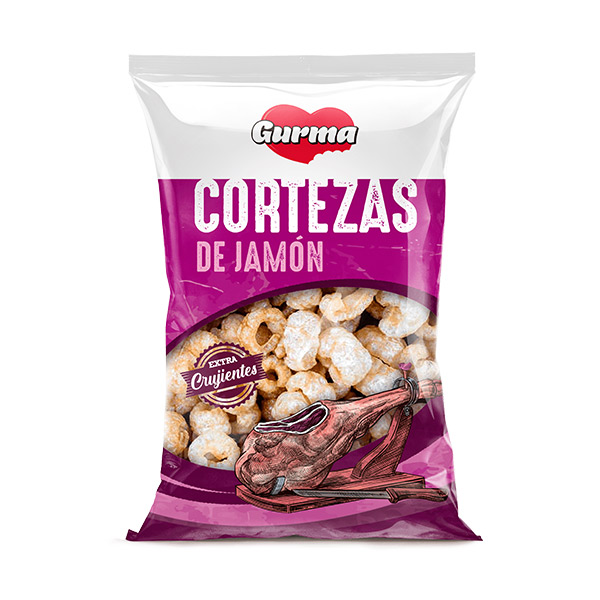 Gurma Snacks Corteza de Jamón 90 g (12 ud)