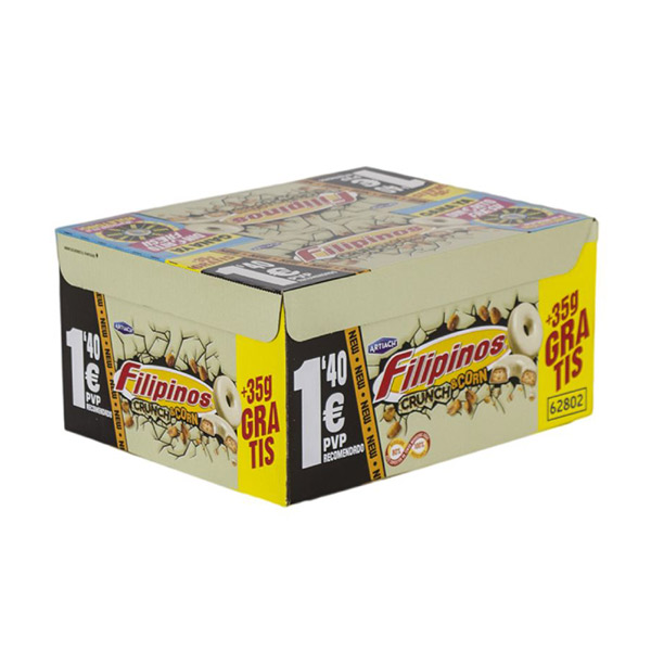 FILIPINOS CRUNCH&CORN 128 GR (12 ud)