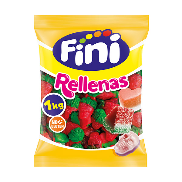 Fresa Salvaje rellena pectina 1 kg Fini