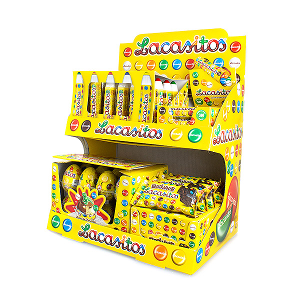 Expositor lote Lacasitos Merienda 84 ud Lacasa