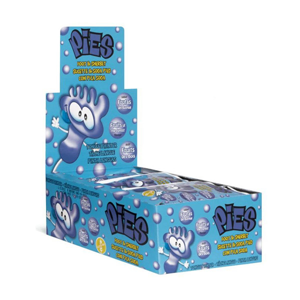 Pies Pica Soda Pintalenguas Frutas del Bosque 40 ud Cerdan