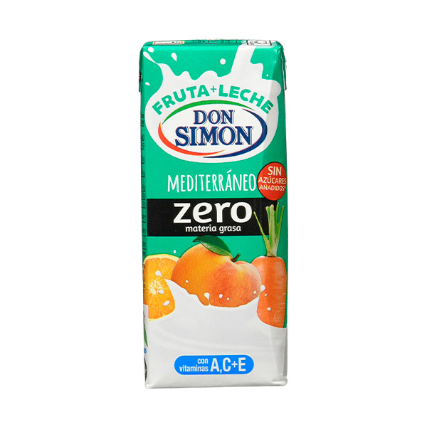 Fruta Leche Mediterráneo 330 ml (21 ud) Don Simon