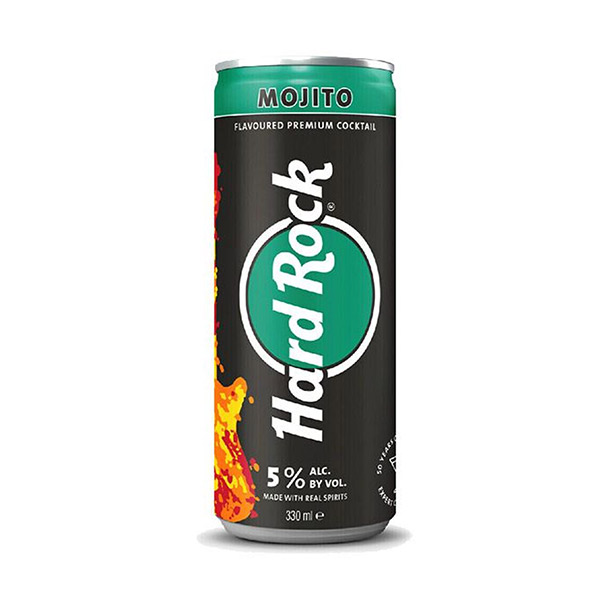 Lata Hard Rock Mojito 330 ml (24 ud)