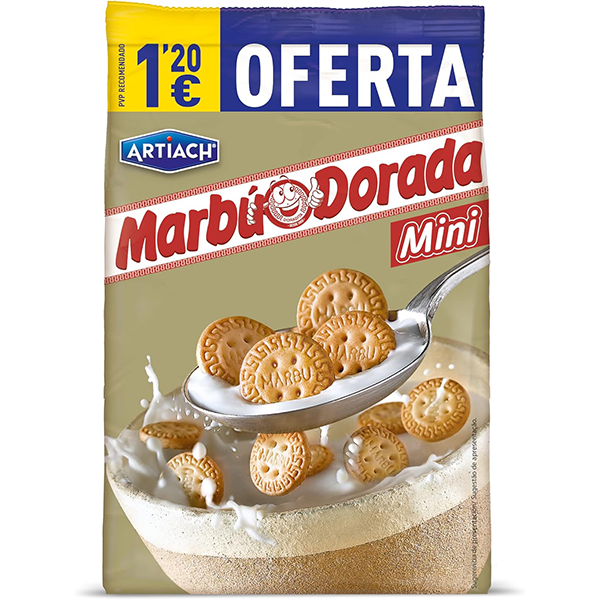Mini Marbú Dorada 230 g (6 ud) Artiach