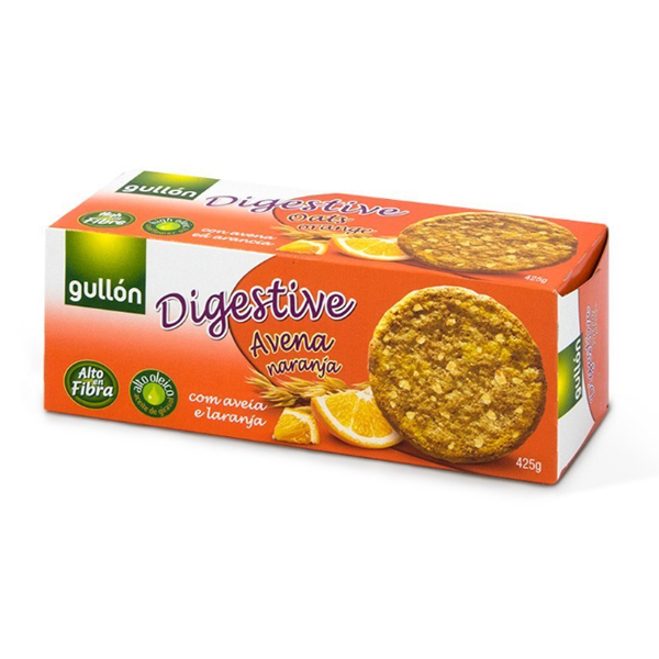 Digestive Avena Naranja 425g (15 ud) Gullón