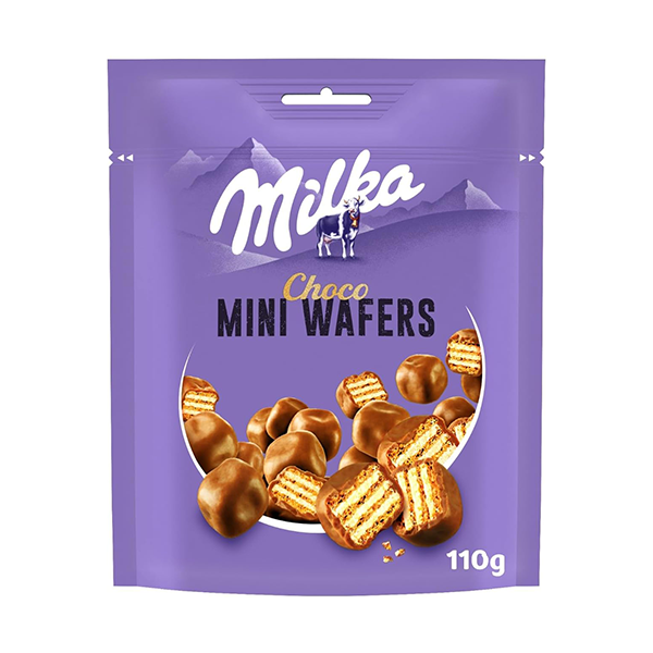 Mini Wafers Milka 110 g (8 ud) Mondelez