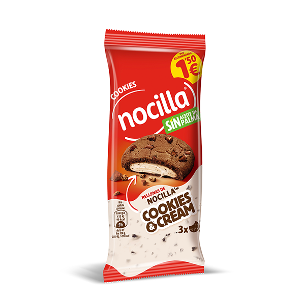 IDILIA/COOKIE COOKIE & CREAM -3 UND. 1,50€ X 12 U.