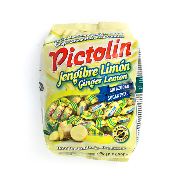 Pictolin Jengibre Limón 65 g (12 ud) Intervan