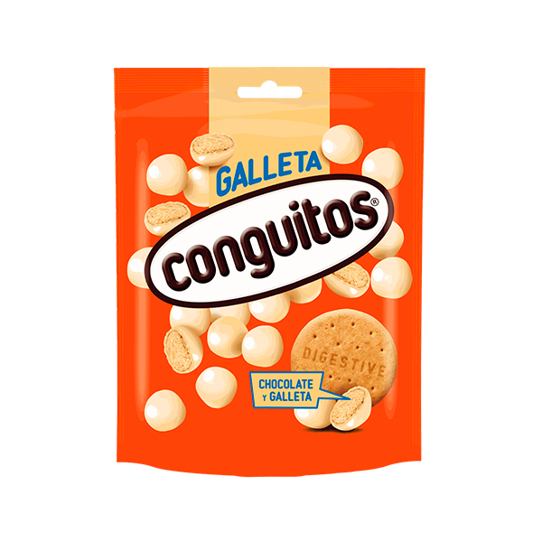 Conguito galleta blanco 120g (16ud)