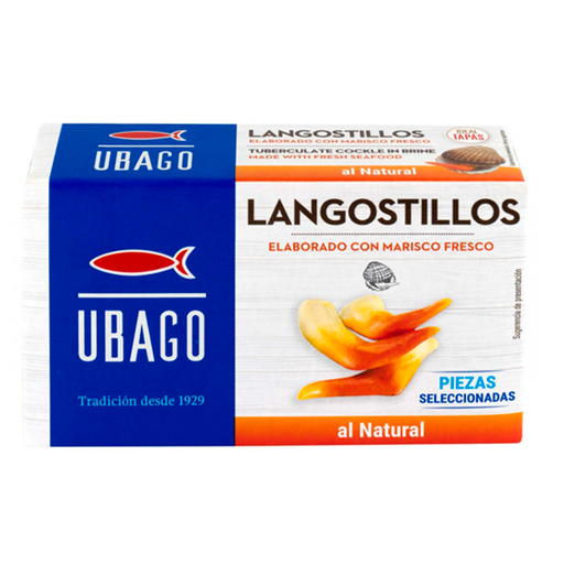 [8410155084039] Langostillos en lata al natural (5 ud) Ubago