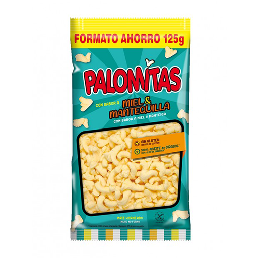 [18410071109707] Palomitas sabor miel y mantequilla 125 g (9 ud) Aspil