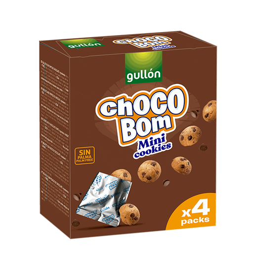 [18410376075929] Chocobom Mini Cacao Sin Gluten 40 g (3 ud) Gullon