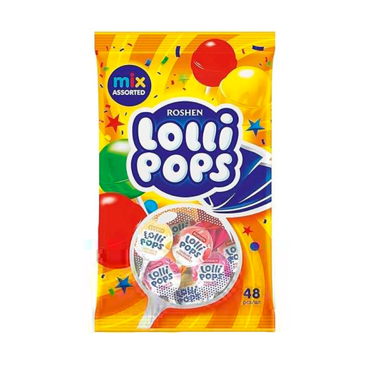 [4823077630736] Lollipops Sabor Yogur 1 kg Roshen