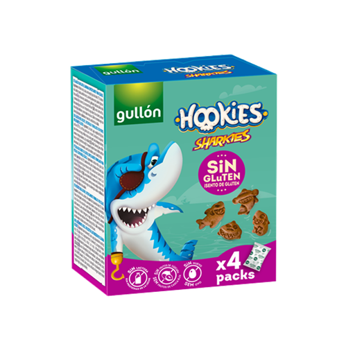 [18410376075783] Mini Hookies Sharkies (4 ud) Gullón