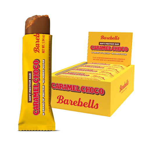 [27340001804564] Barritas de proteínas Soft Caramel Choco (12 ud) 55 g Barebells